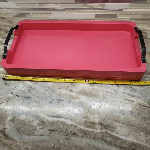 Beautiful Vintage Refurbished Serving Trey Hearth & Hand with Magnolia - Picture 8 of 11